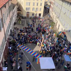 Piazza Malfatti Manifestazione Pace Rovereto 09.11.2024 Piazza Malfatti Manifestazione Pace Rovereto 09.11.2024