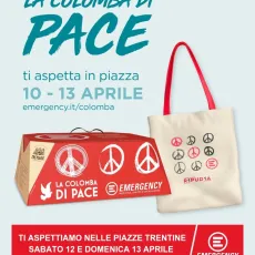 La colomba di Emergency in Trentino_Volantino La colomba di Emergency in Trentino_Volantino