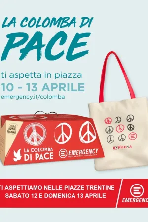 La colomba di Emergency in Trentino_Volantino La colomba di Emergency in Trentino_Volantino