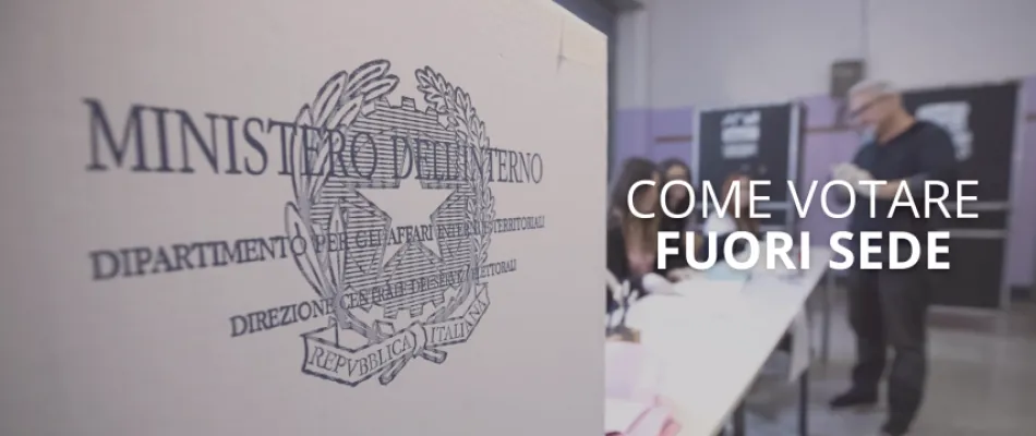 2025 Voto fuori sede 2025 Voto fuori sede