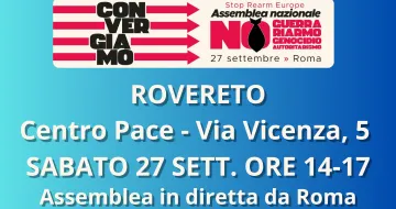 rett 27 sett - STOP GENOCIDIO E RIARMO - Rovereto - diretta rett 27 sett - STOP GENOCIDIO E RIARMO - Rovereto - diretta
