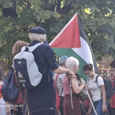 Marcia bandiera Palestina