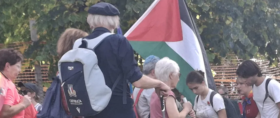 Marcia bandiera Palestina