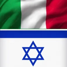 2025-11-04 Due bandiere Ita-Israele 2025-11-04 Due bandiere Ita-Israele