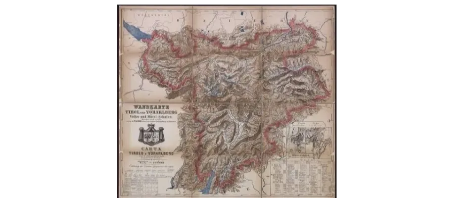 Carta storica del Trentino Alto Adige Carta storica del Trentino Alto Adige