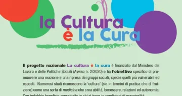 la cultura è la cura flyer