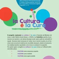 la cultura è la cura flyer