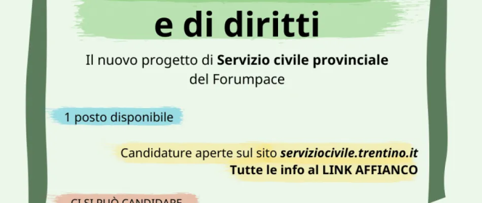 far parlare di pace e di diritti