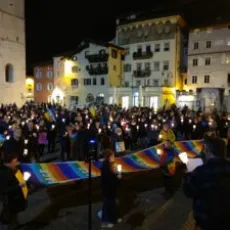 Manifestazione di Trento per il cessate il fuoco e la pace in Ucraina