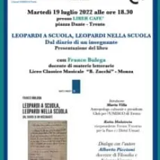 Leopardi a scuola Leopardi a scuola