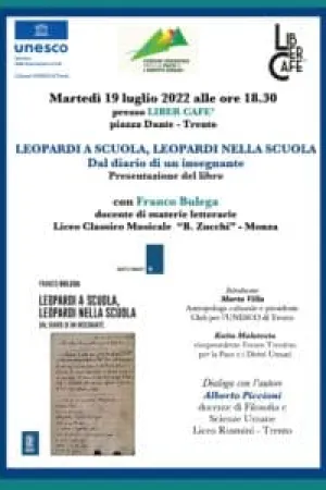 Leopardi a scuola Leopardi a scuola