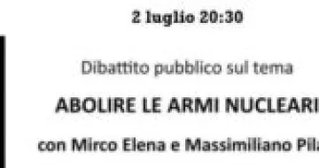 Dibattito pubblico sul tema abolire le armi nucleari Dibattito pubblico sul tema abolire le armi nucleari
