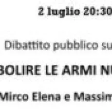 Dibattito pubblico sul tema abolire le armi nucleari