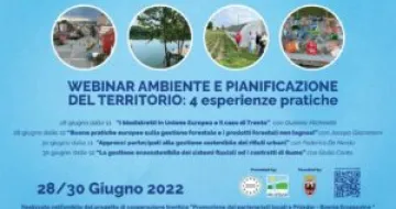 Webinar ambiente e pianificazione del territorio Webinar ambiente e pianificazione del territorio